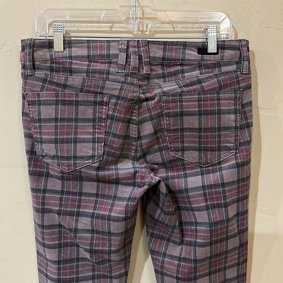 NEW Kut from the Kloth gray mix plaid pants Mia Toothpick Skinny women Sz 8 - Picture 7 of 11